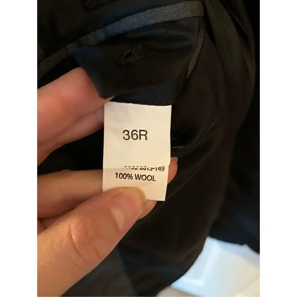 Jos a bank gray jacket blazer size 36R
